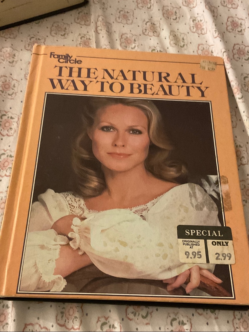 The Natural Way to Beauty — Peach Cover Coffee Table Book